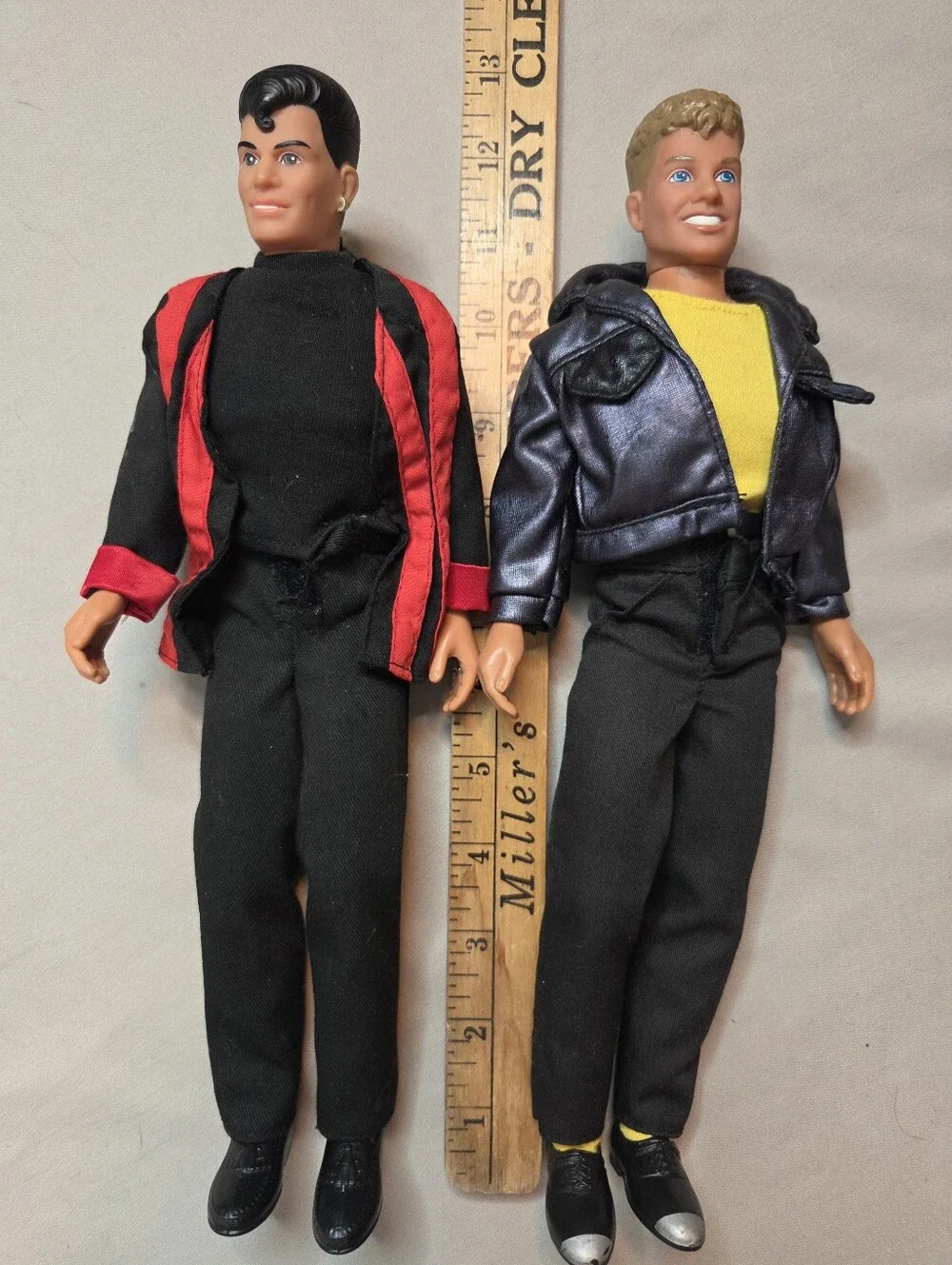 Vintage 1990 New Kids on the Block Joey & Jordan Dolls Lot of 2 Hasbro Figures